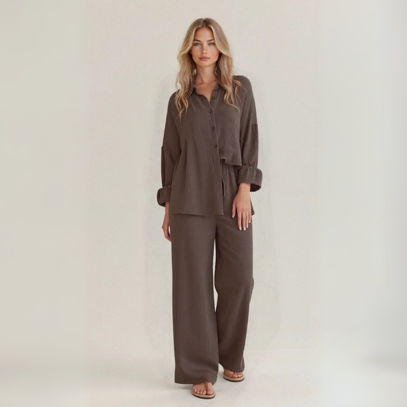Livia | Conjunto de verano en puro lino natural