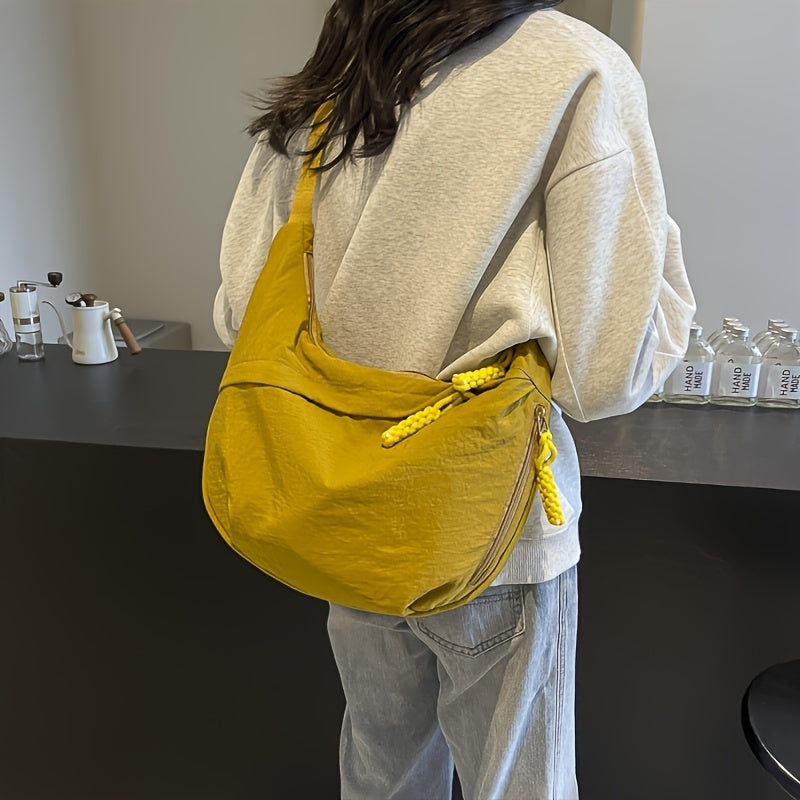 Bolso de Hombro Elegante de Nylon para Mujer