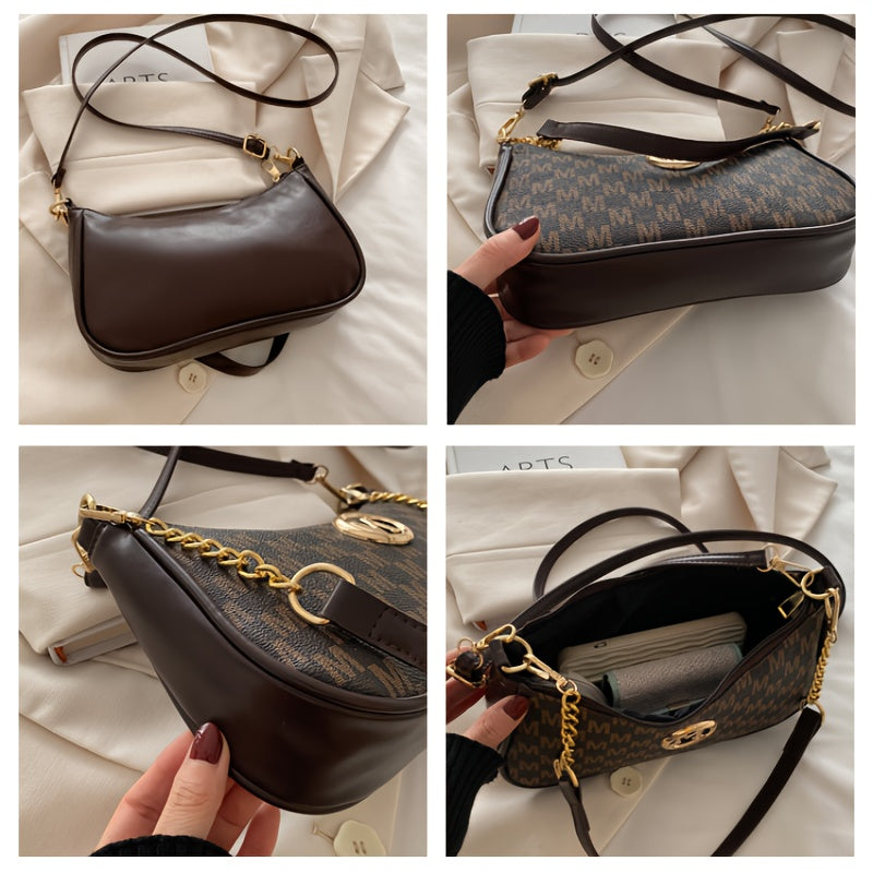 Bolso de Hombro Chic Vintage Inspirado en Francia para Mujer