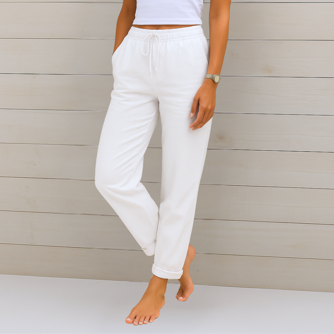 Anne | Pantalones Premium de Lino Transpirable con Elasticidad (Copia)