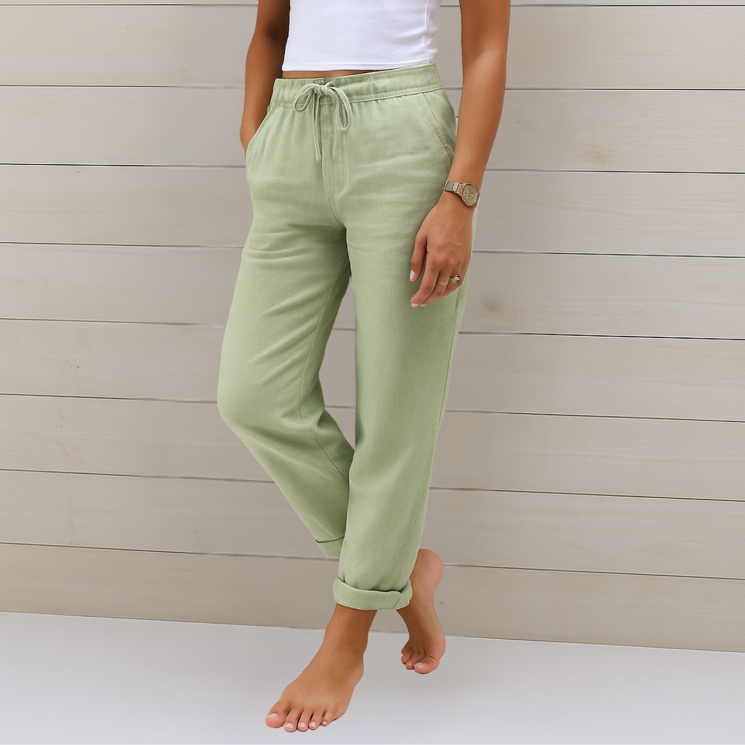 Anne | Pantalones Premium de Lino Transpirable con Elasticidad (Copia)