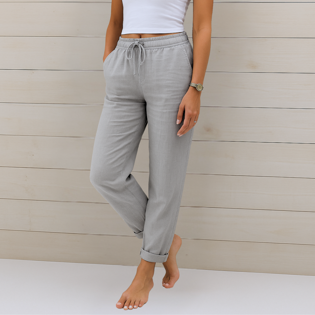 Anne | Pantalones Premium de Lino Transpirable con Elasticidad (Copia)