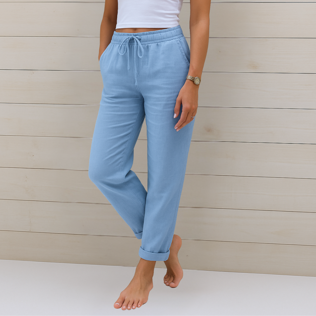 Anne | Pantalones Premium de Lino Transpirable con Elasticidad (Copia)
