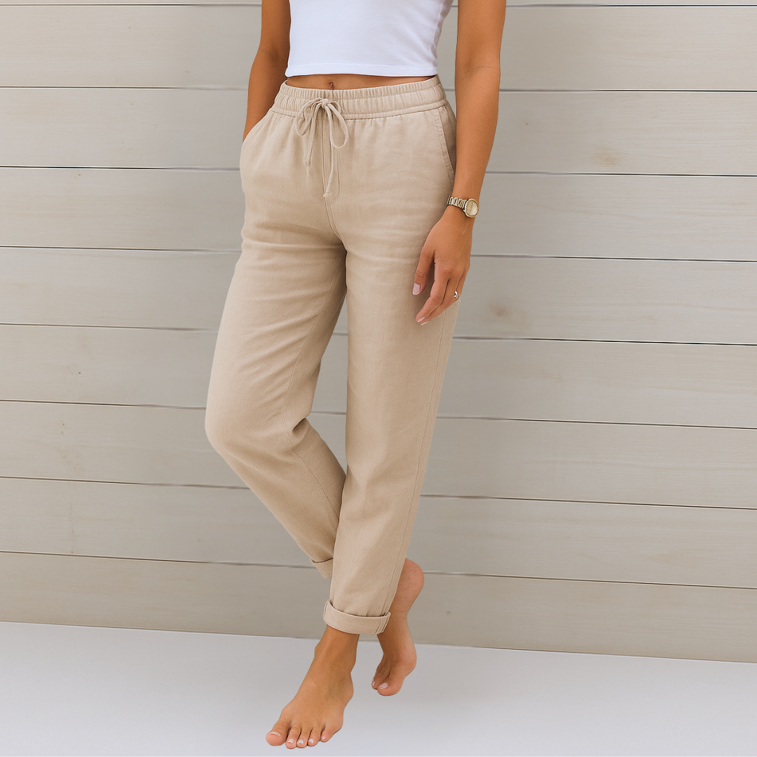 Anne | Pantalones Premium de Lino Transpirable con Elasticidad (Copia)