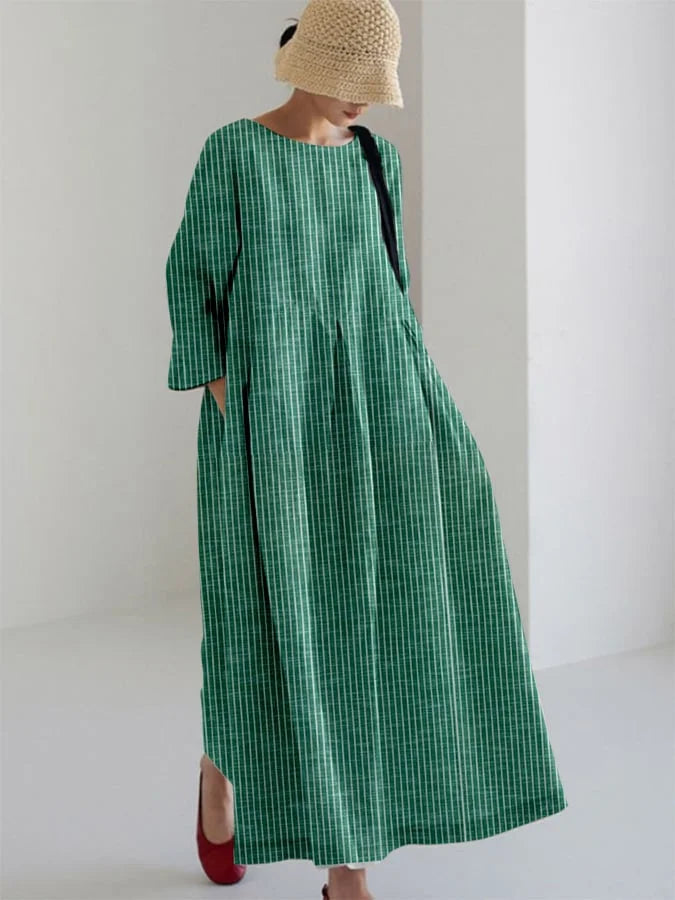 OLIVIA™ | Vestido Vintage con Rayas
