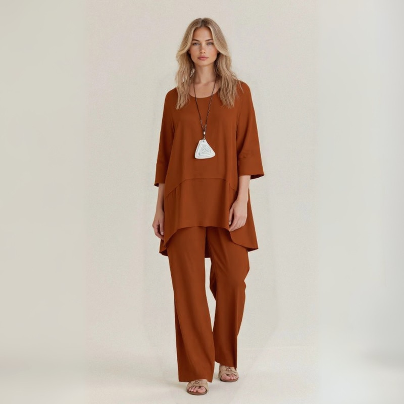 Elide | Conjunto fresco de lino artesanal