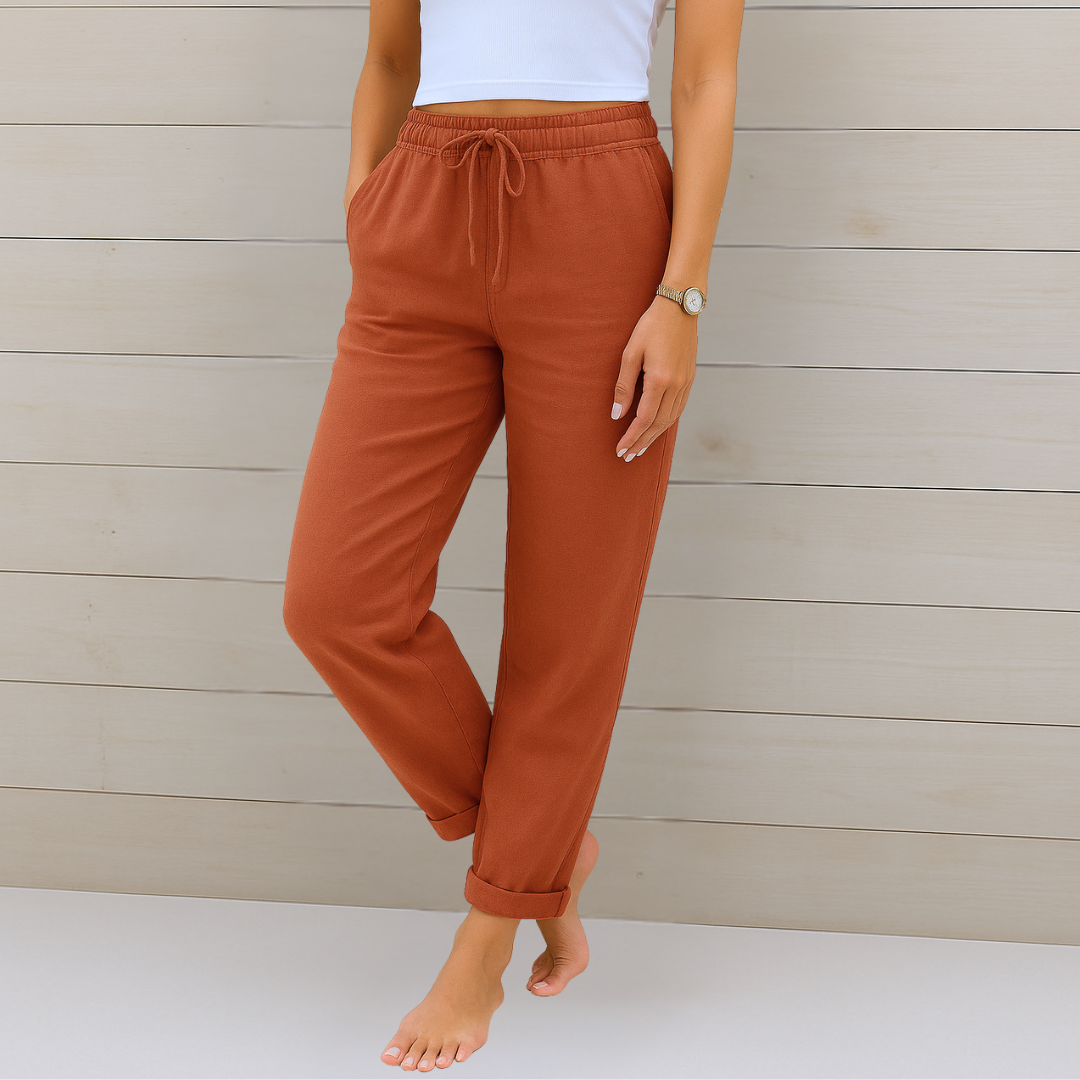 Anne | Pantalones Premium de Lino Transpirable con Elasticidad (Copia)