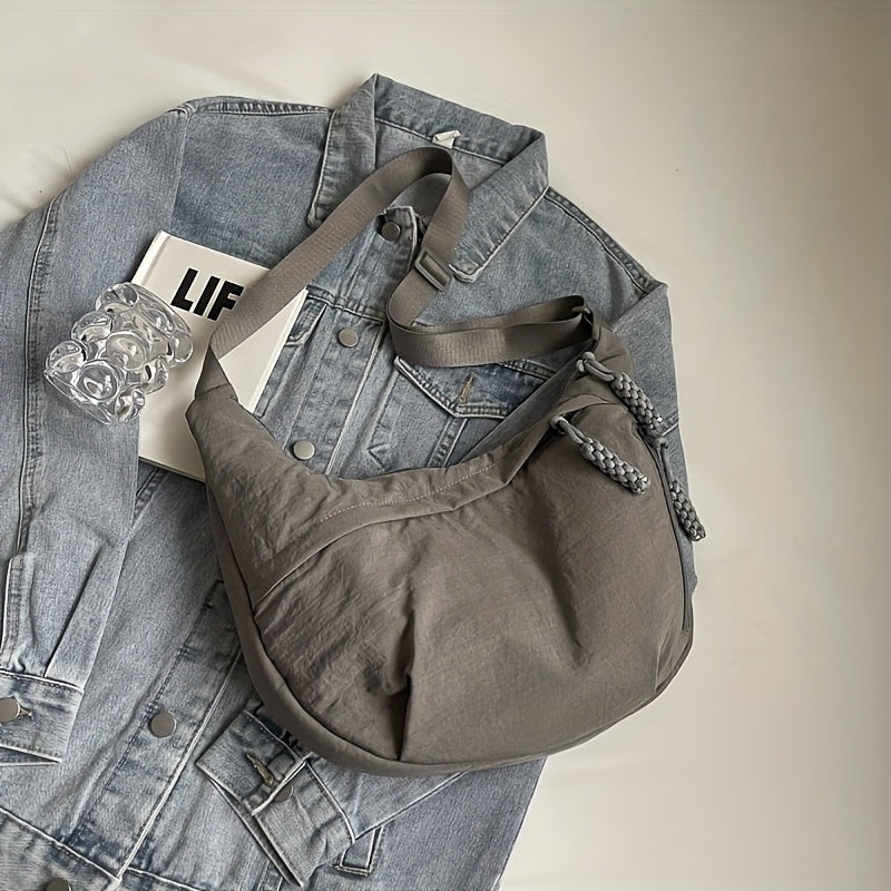 Bolso de Hombro Elegante de Nylon para Mujer