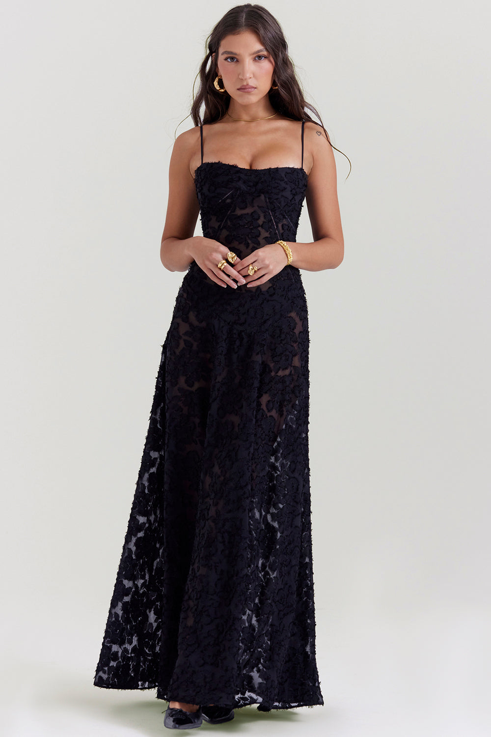 Paulette™ | Elegante Vestido Largo con Corsé