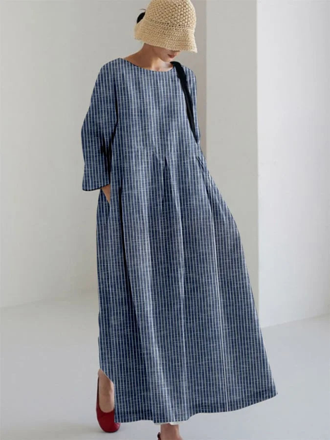 OLIVIA™ | Vestido Vintage con Rayas