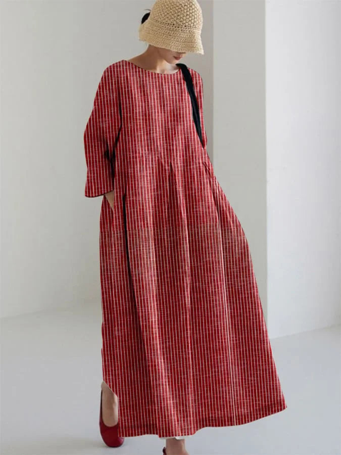 OLIVIA™ | Vestido Vintage con Rayas