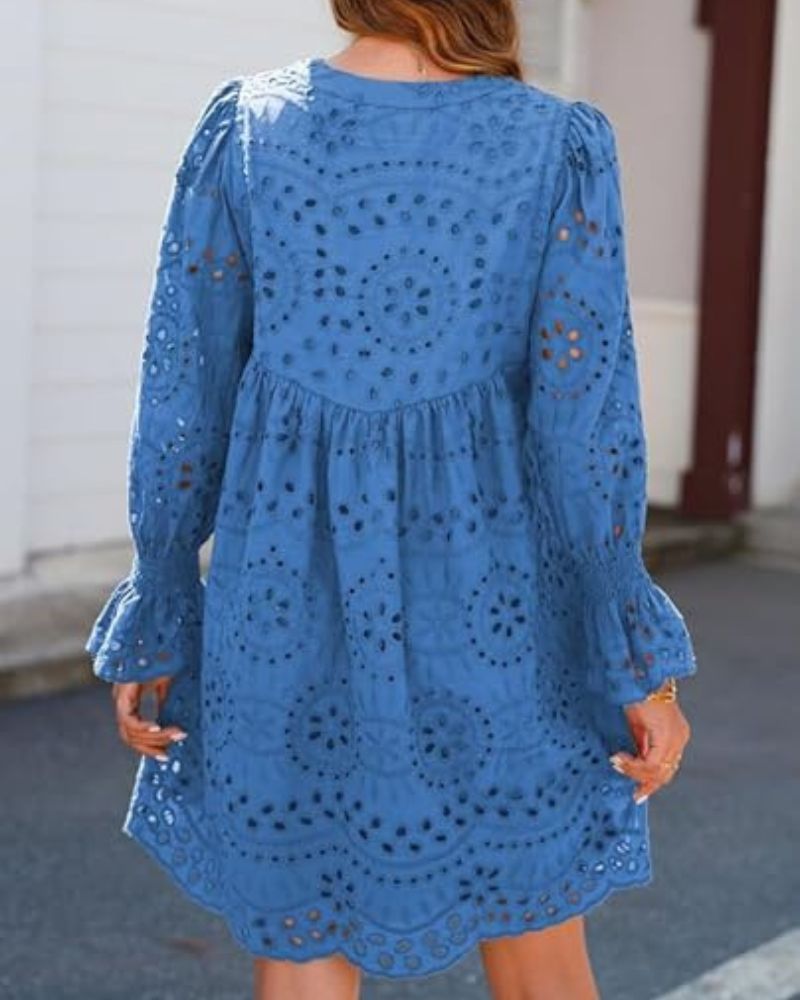 Liliane™ | Vestido Corto de Encaje