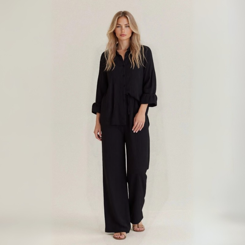 Livia | Conjunto de verano en puro lino natural