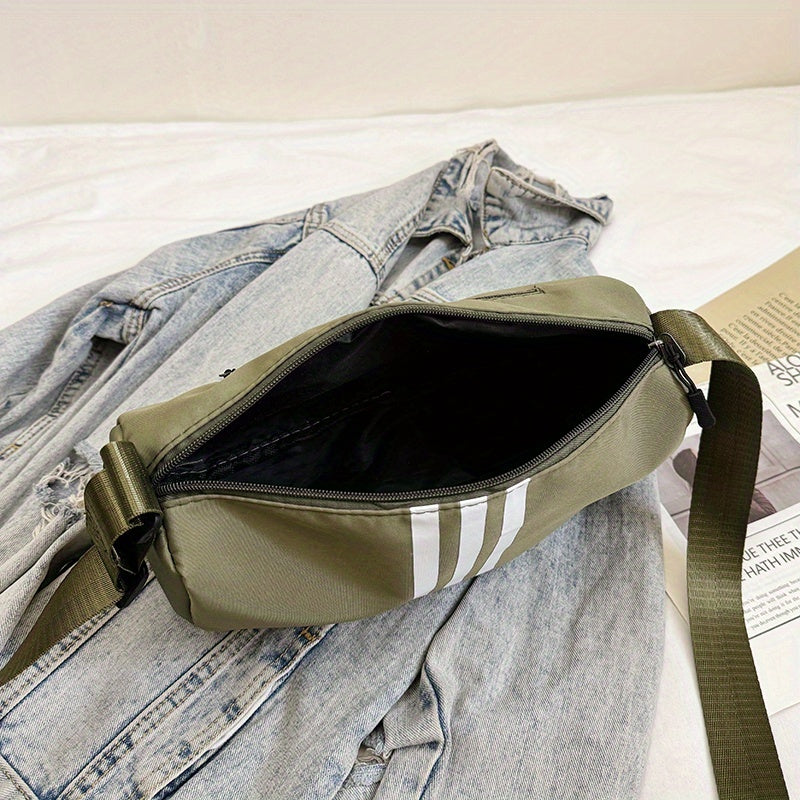 Bolso de Hombro Casual a Rayas para Mujer