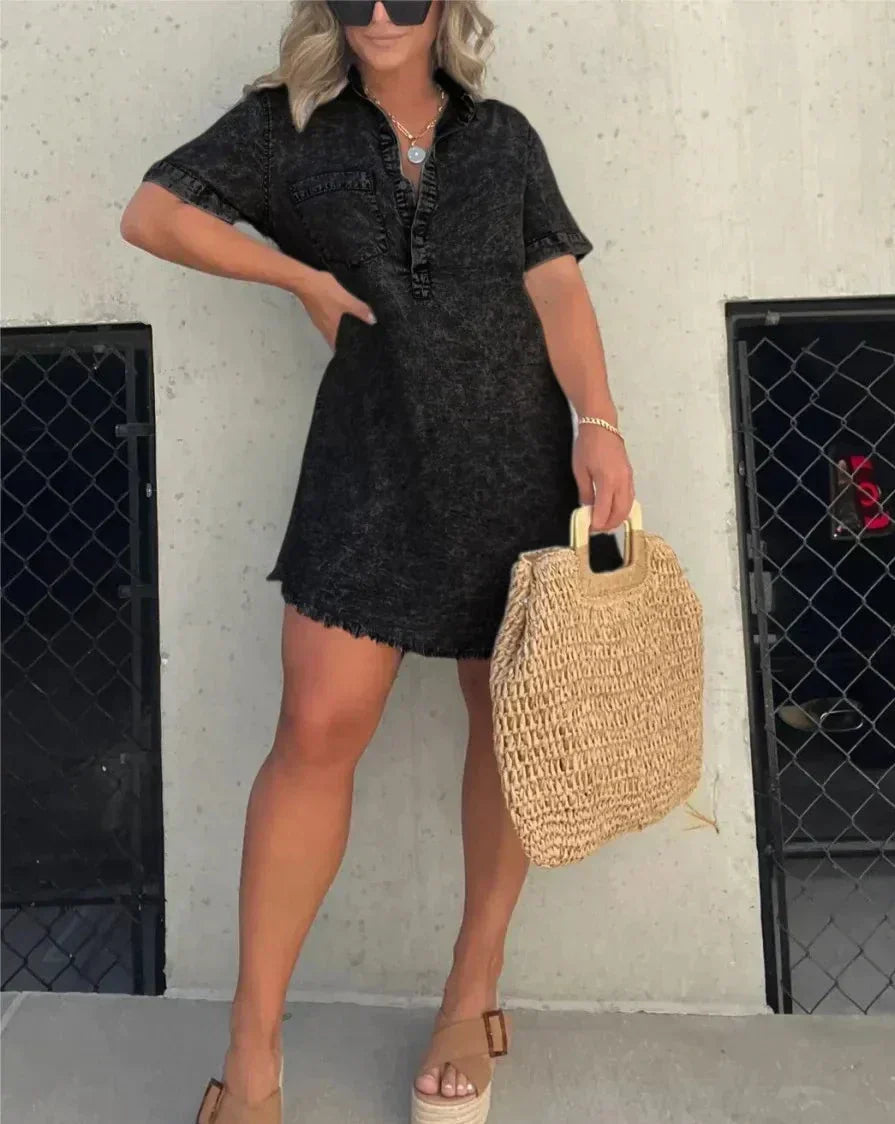 Vera™ | Elegante Vestido de Denim