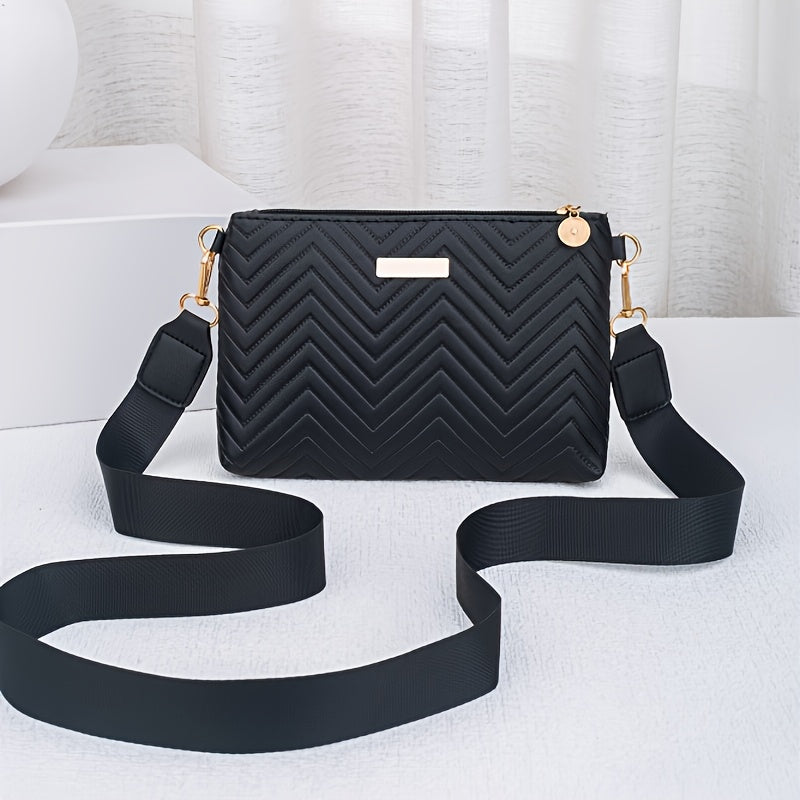 Bolsa de Hombro/Crucero de Moda a Rayas