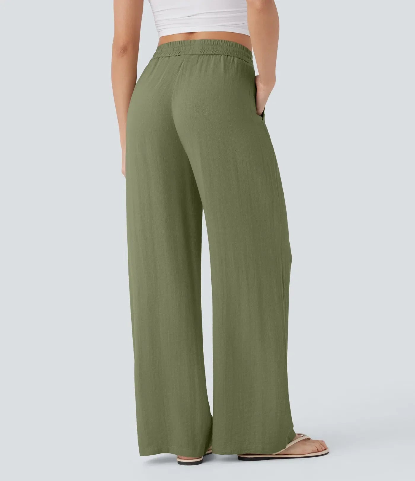 Lisa | Pantalón de lino cómodo y fresco con perneras elegantes