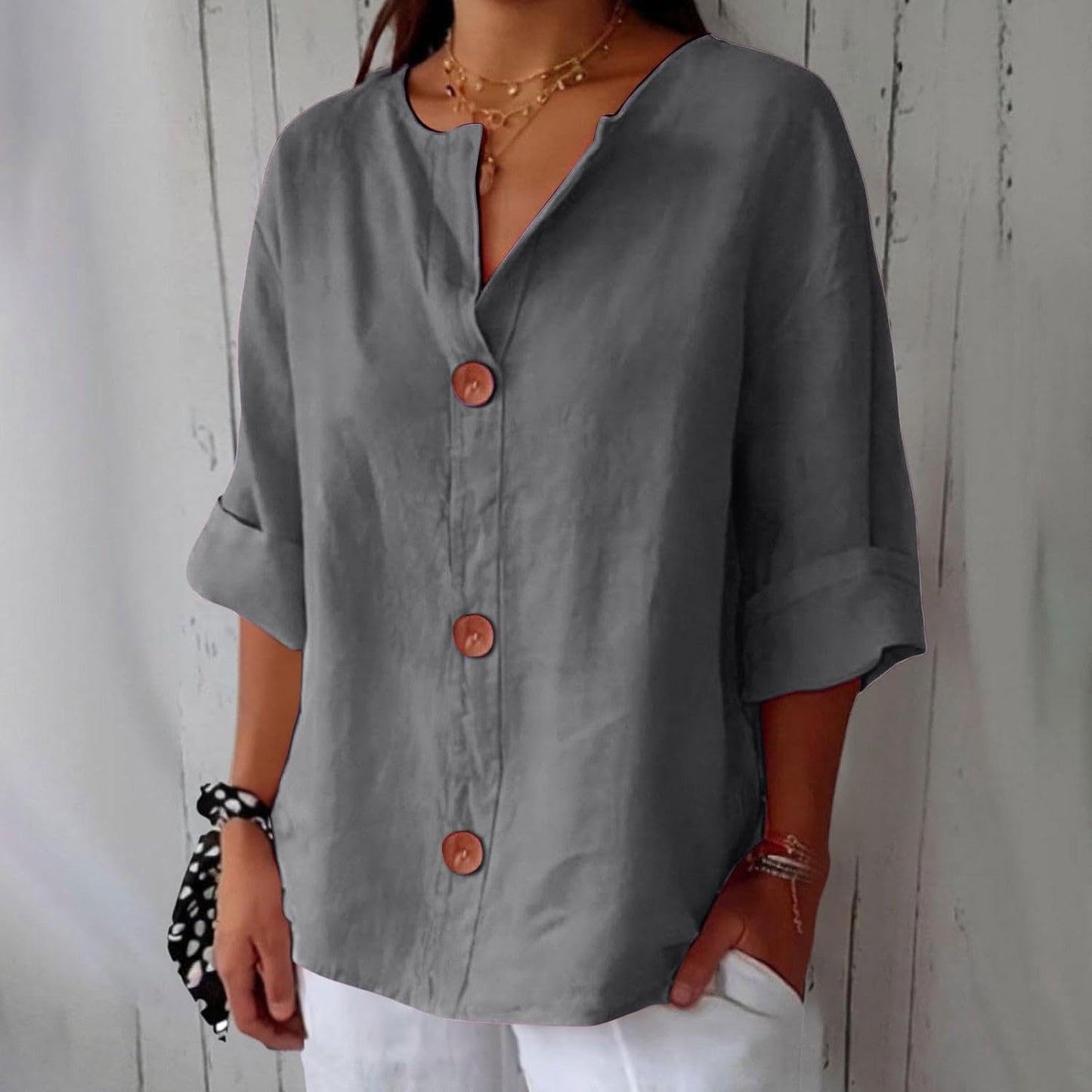 Carolina™ | Camisa de lino ligera y fresca para días soleados