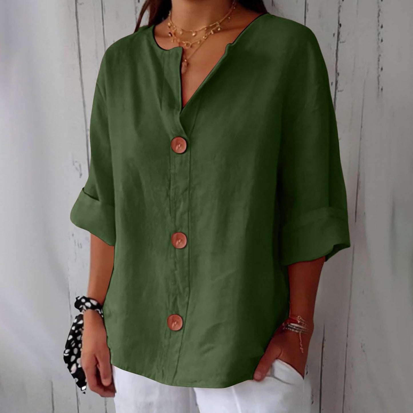 Carolina™ | Camisa de lino ligera y fresca para días soleados