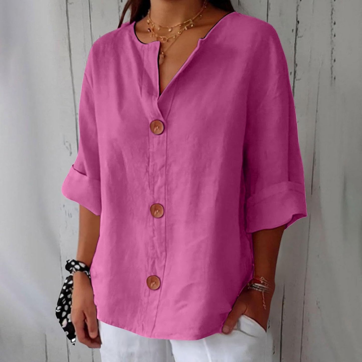 Carolina™ | Camisa de lino ligera y fresca para días soleados