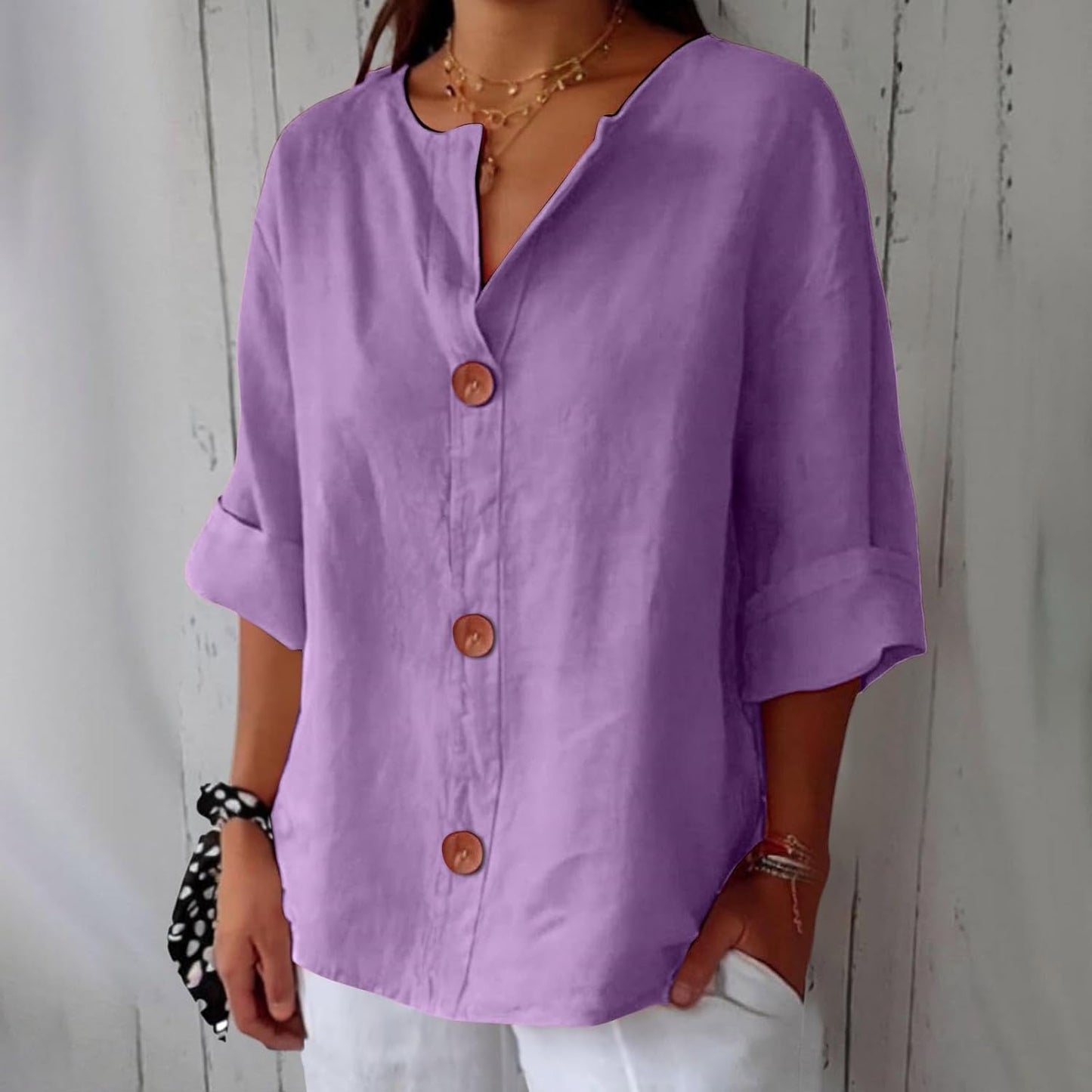 Carolina™ | Camisa de lino ligera y fresca para días soleados