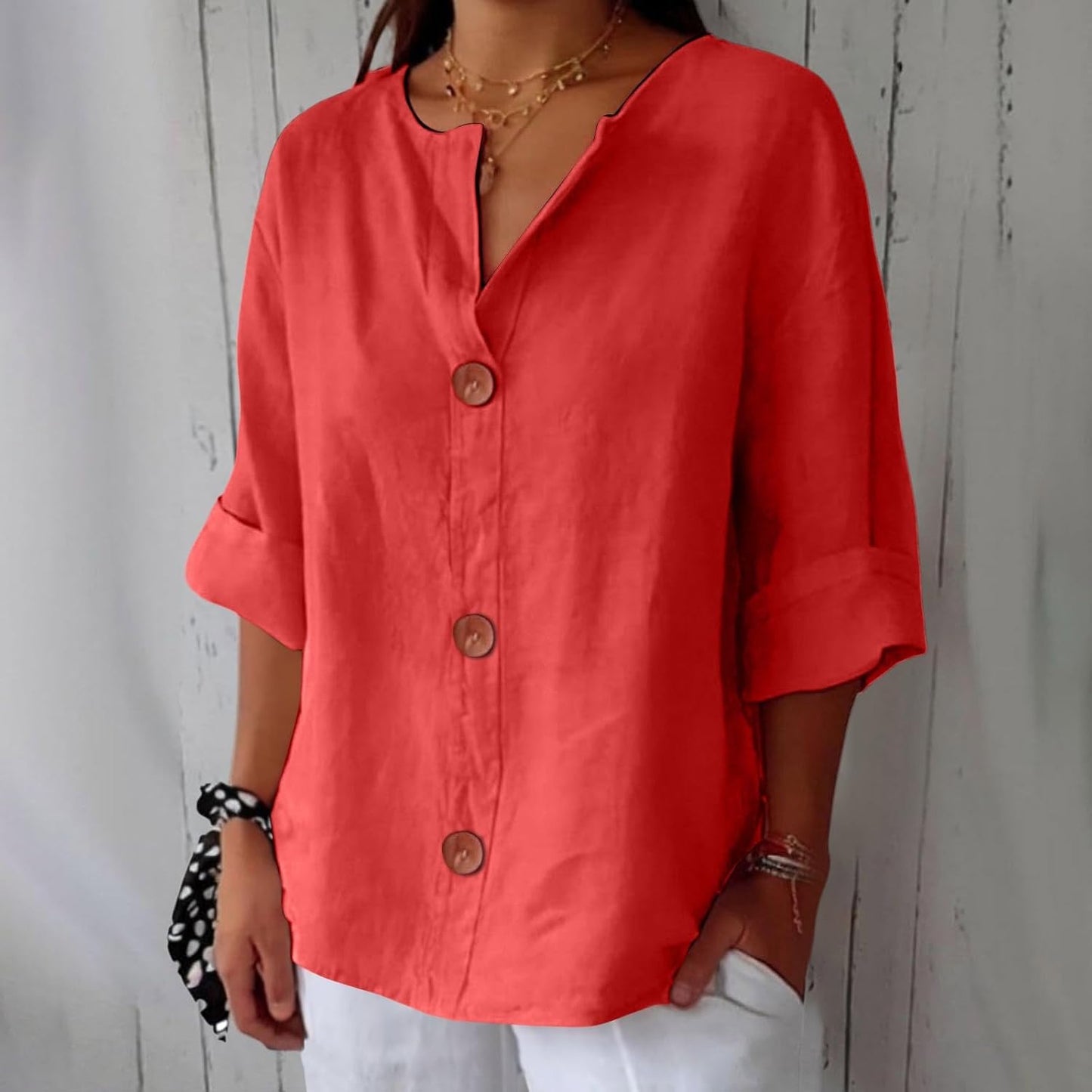 Carolina™ | Camisa de lino ligera y fresca para días soleados