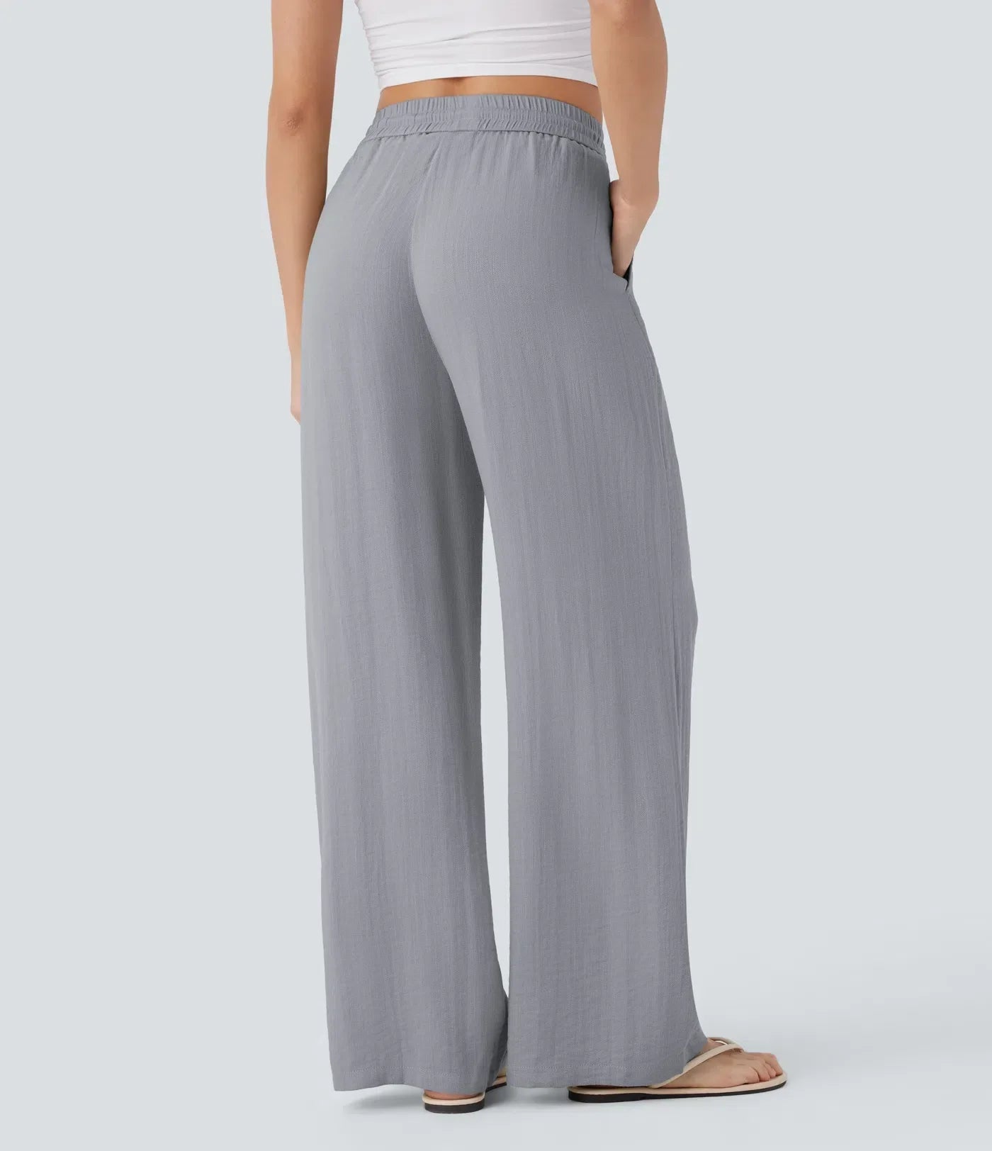 Lisa | Pantalón de lino cómodo y fresco con perneras elegantes