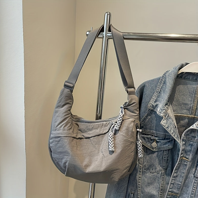 Bolso de Hombro Elegante de Nylon para Mujer