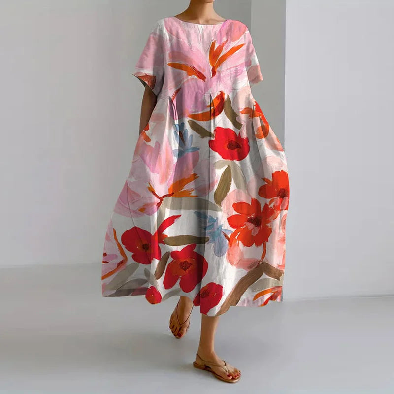 ISLA™ | Vestido de Verano Floral con Escote en V