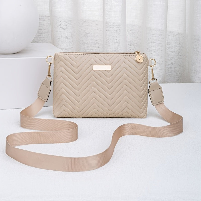 Bolsa de Hombro/Crucero de Moda a Rayas