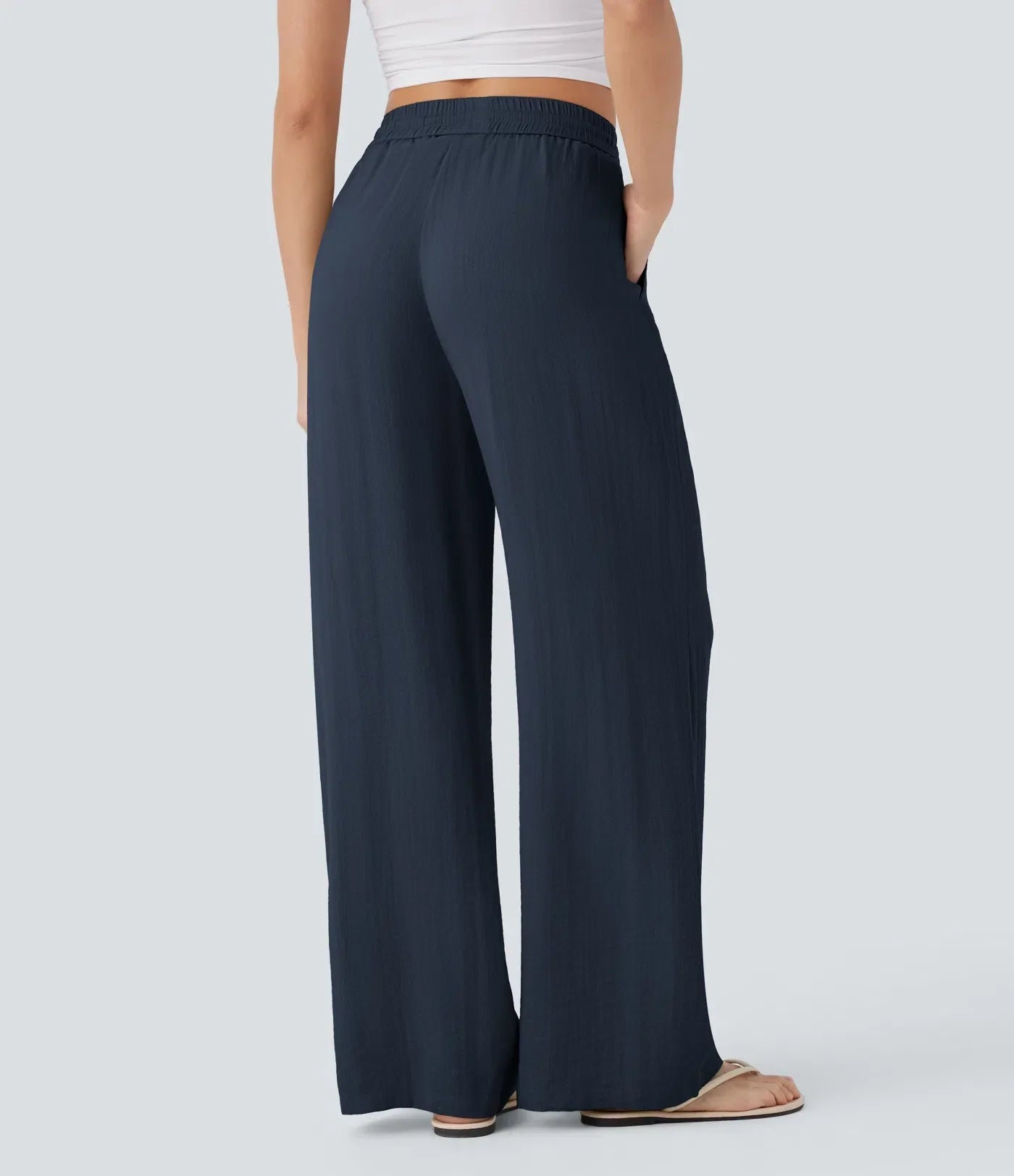 Lisa | Pantalón de lino cómodo y fresco con perneras elegantes