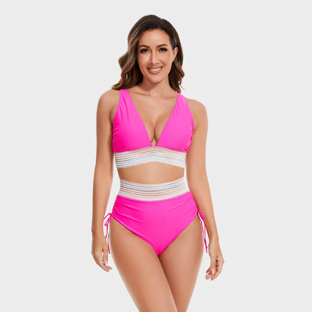 Luz | Conjunto de bikini de talle alto