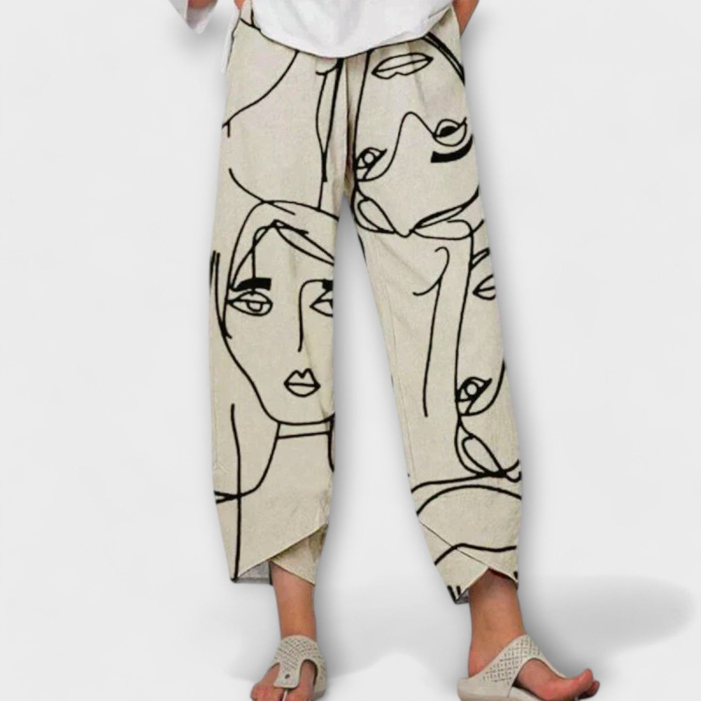 Nathalie - Pantalones de Lino