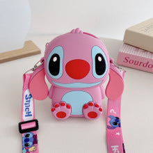Bolso de Hombro con Estampado de Cartoon