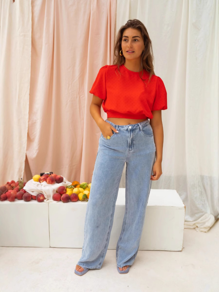 LORENA™ | BLUSA CORTA