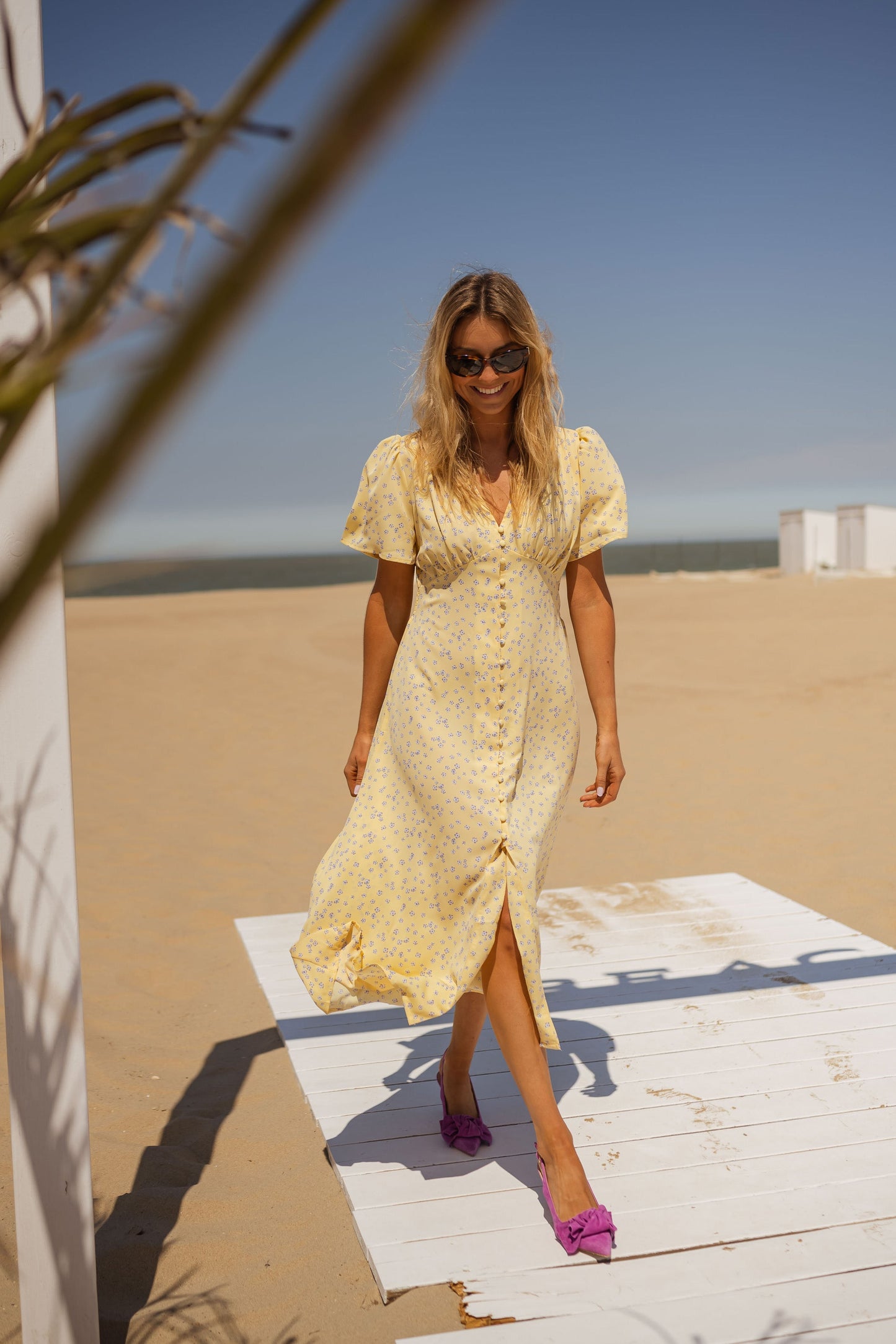 Diana™ | El Vestido Midi de Verano con Flores