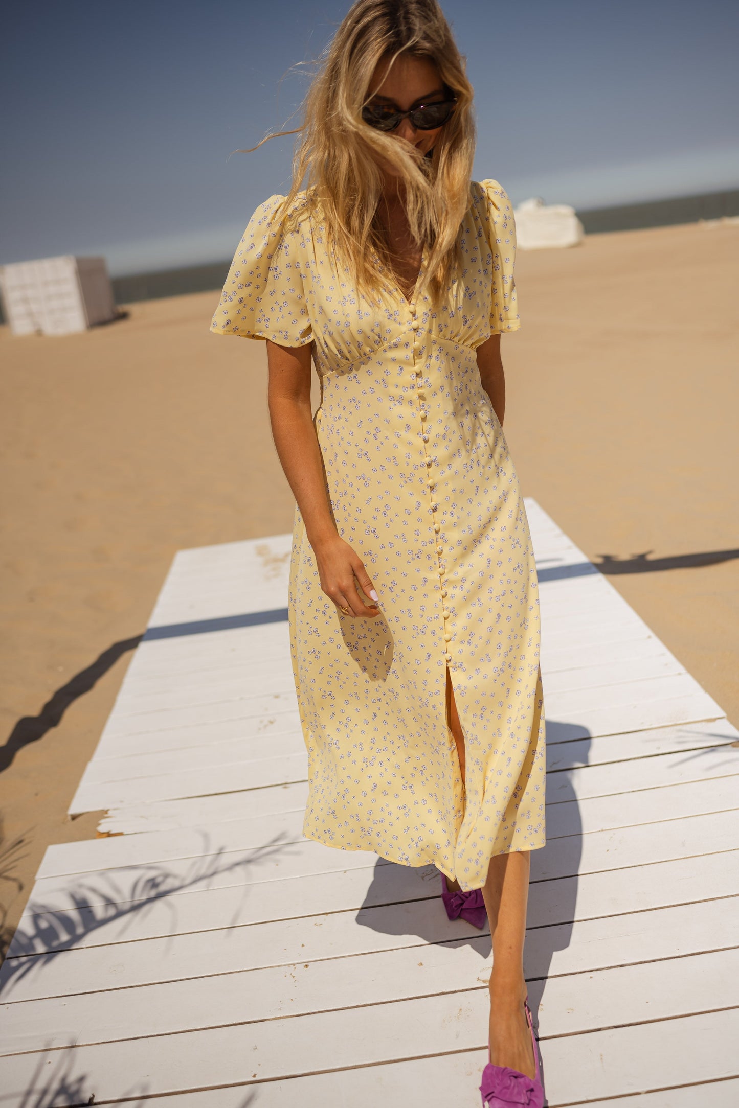 Diana™ | El Vestido Midi de Verano con Flores