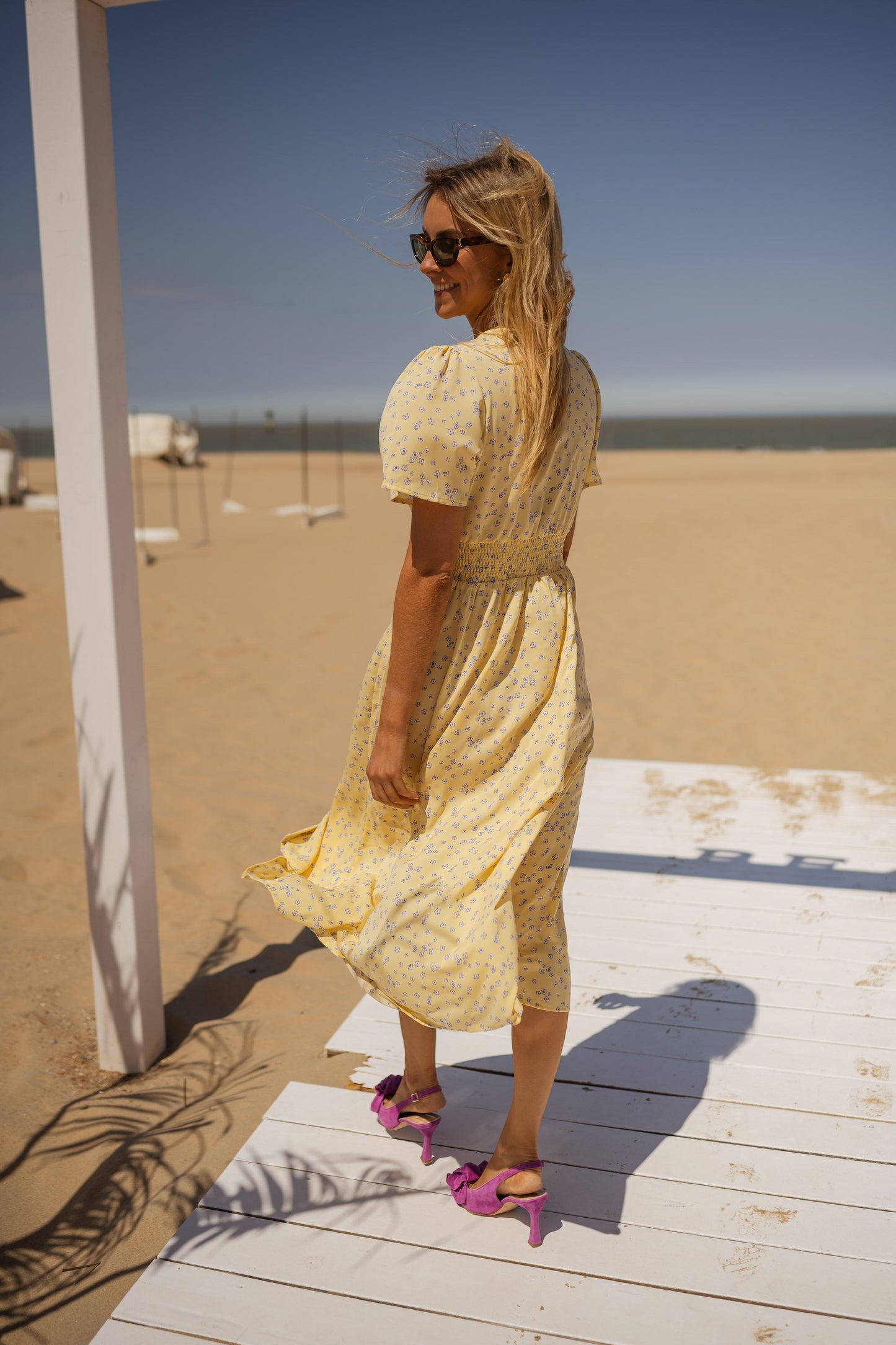 Diana™ | El Vestido Midi de Verano con Flores