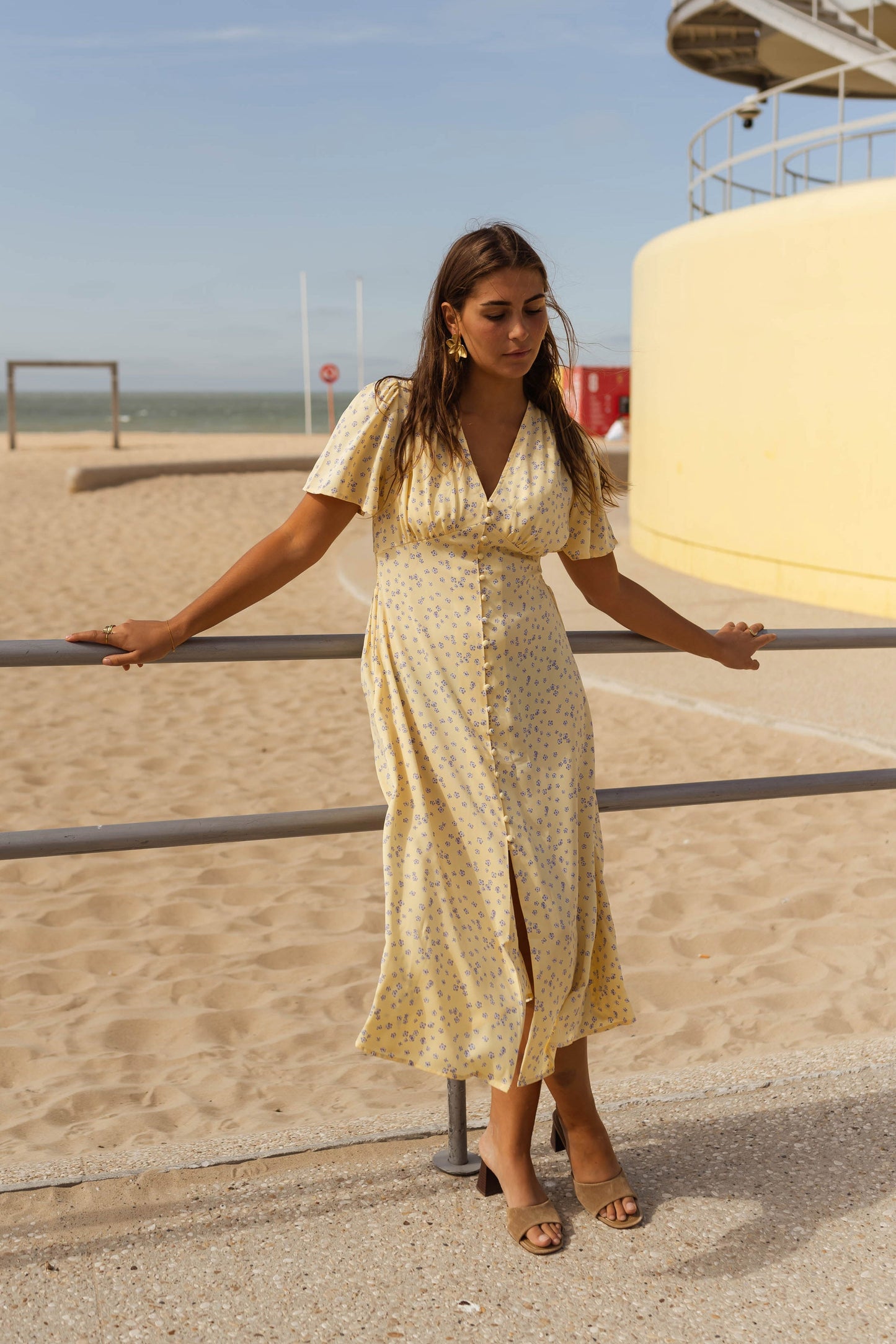 Diana™ | El Vestido Midi de Verano con Flores