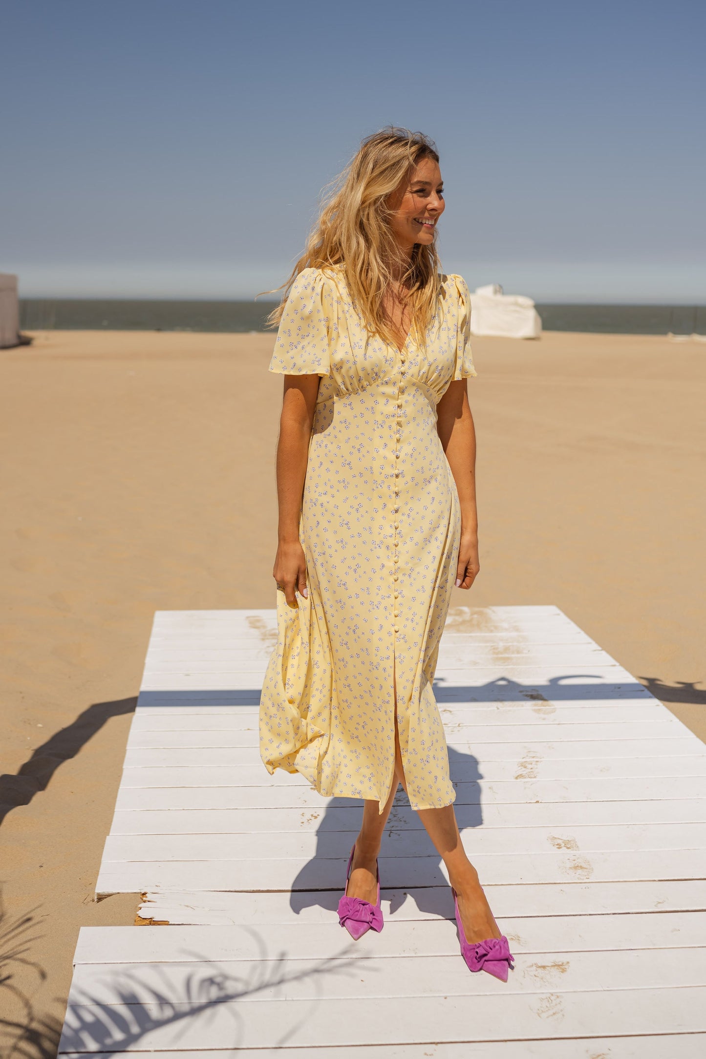 Diana™ | El Vestido Midi de Verano con Flores