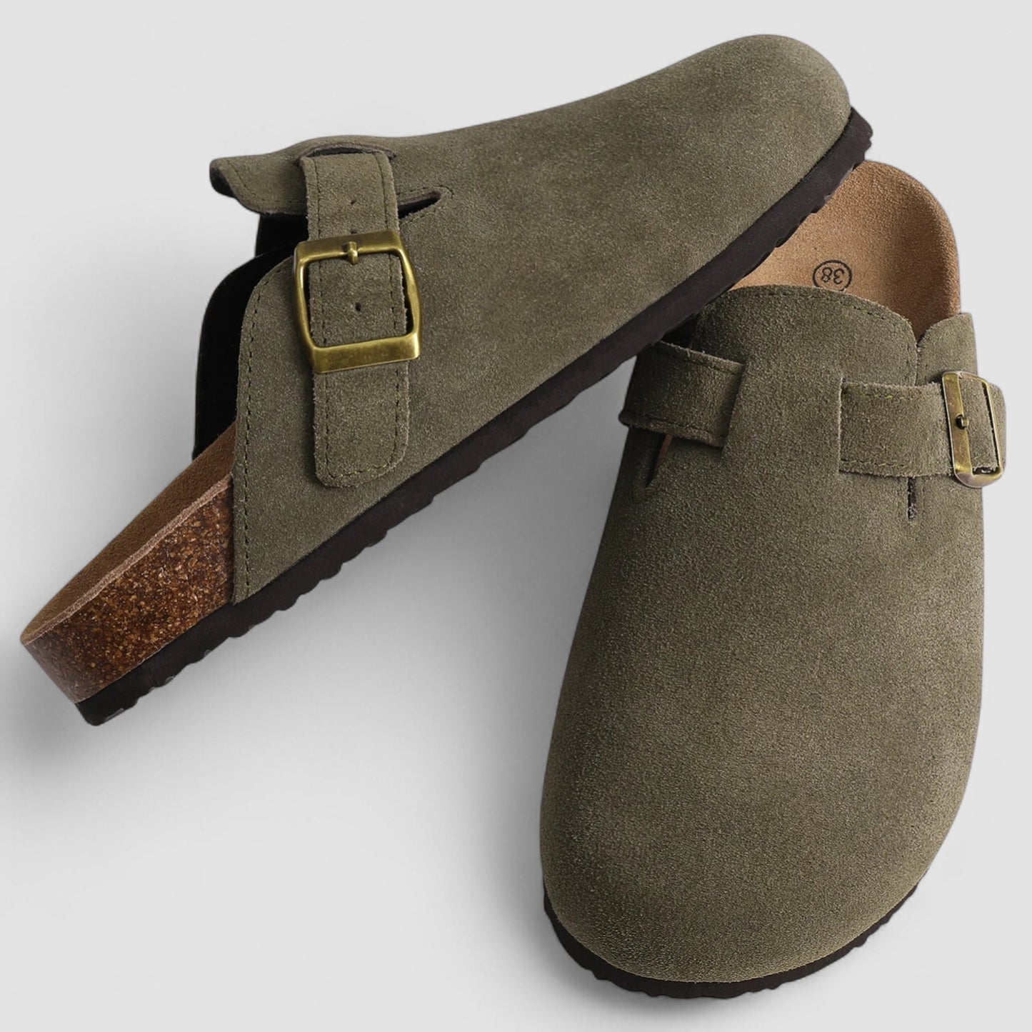 Livia | Zapatillas cómodas de ante con soporte ortopédico