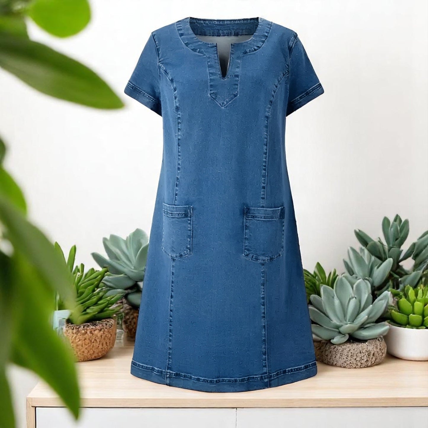 Gilja™ | Vestido Casual de Denim