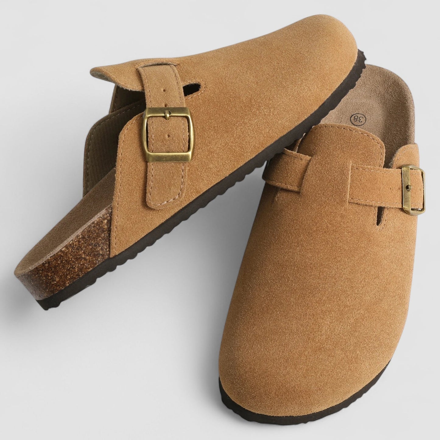 Livia | Zapatillas cómodas de ante con soporte ortopédico