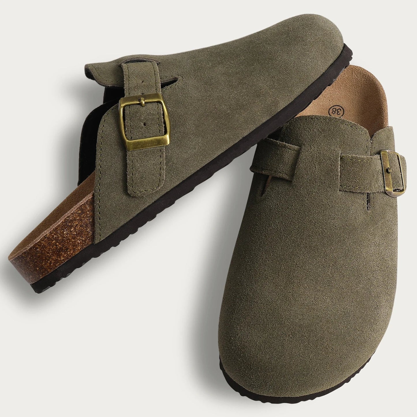 Livia | Zapatillas cómodas de ante con soporte ortopédico