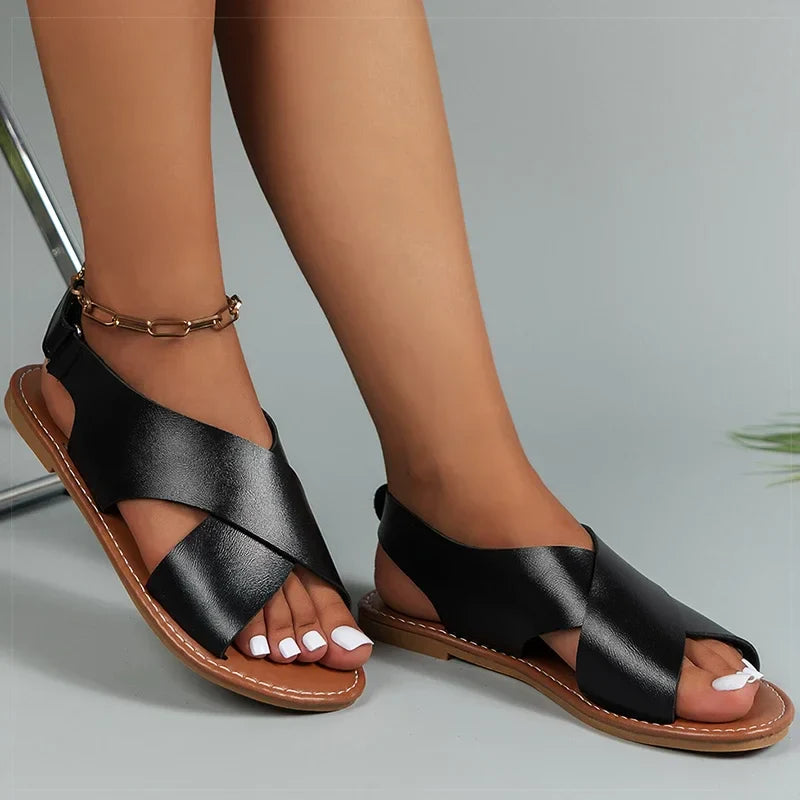 Siena | Sandalias clásicas con tira cruzada y ajuste cómodo