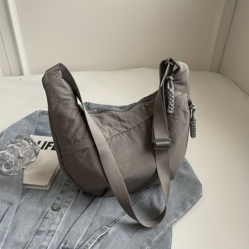 Bolso de Hombro Elegante de Nylon para Mujer