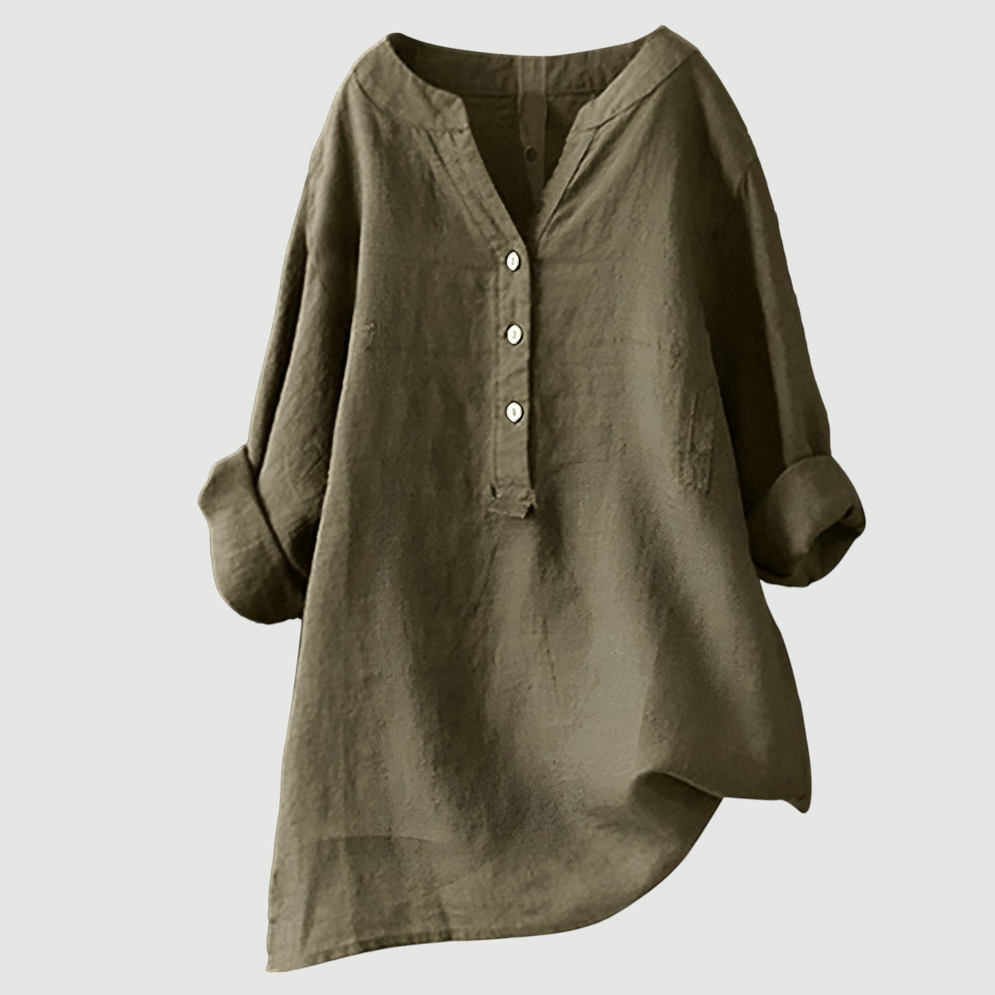 Camille | Blusa de lino elegante y vibrante