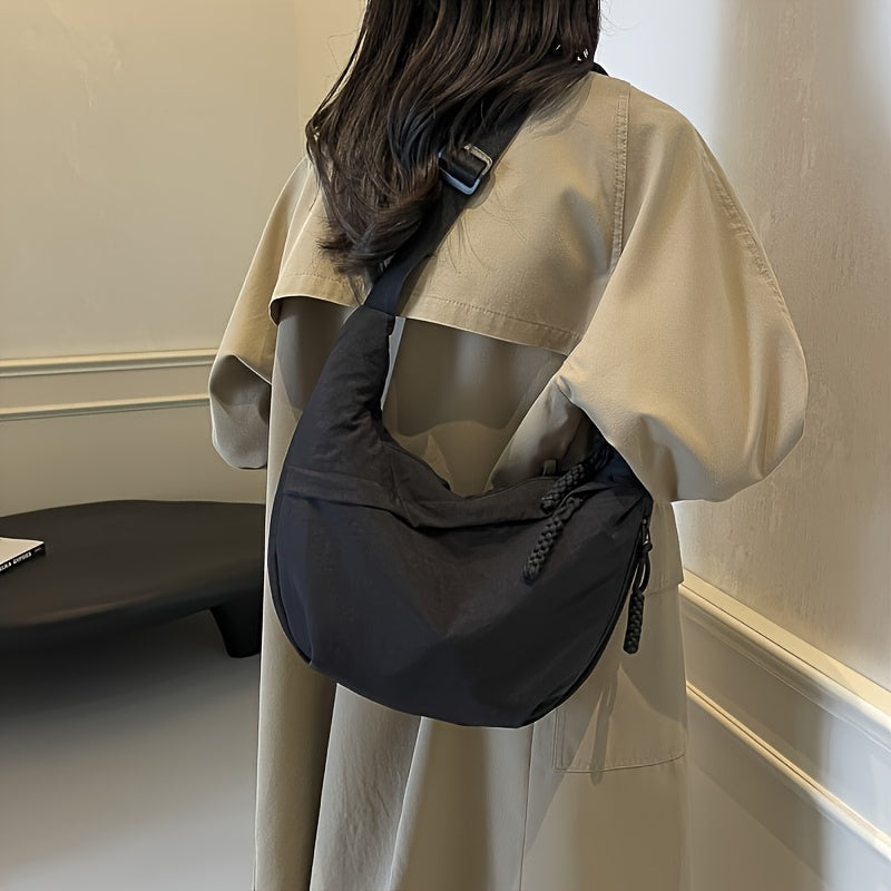 Bolso de Hombro Elegante de Nylon para Mujer