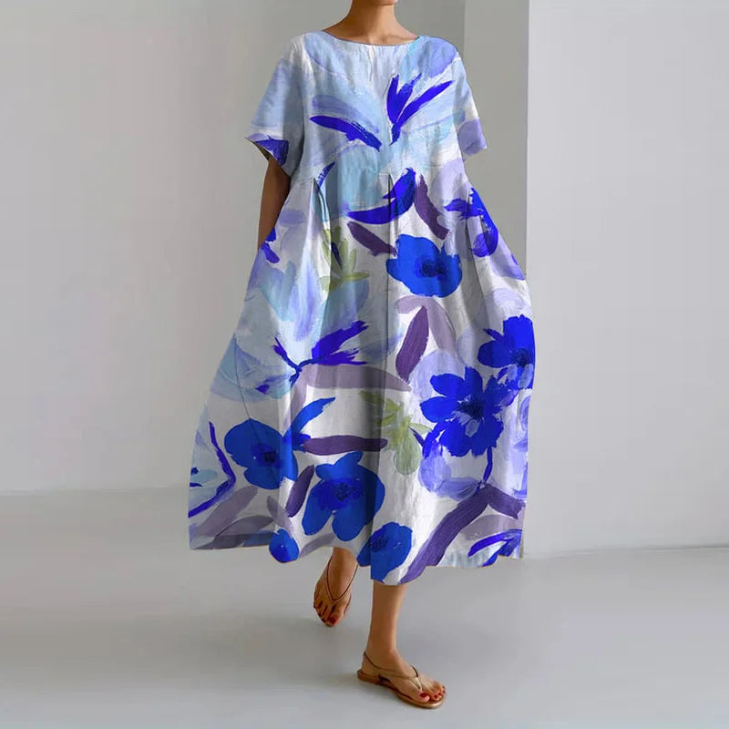 ISLA™ | Vestido de Verano Floral con Escote en V