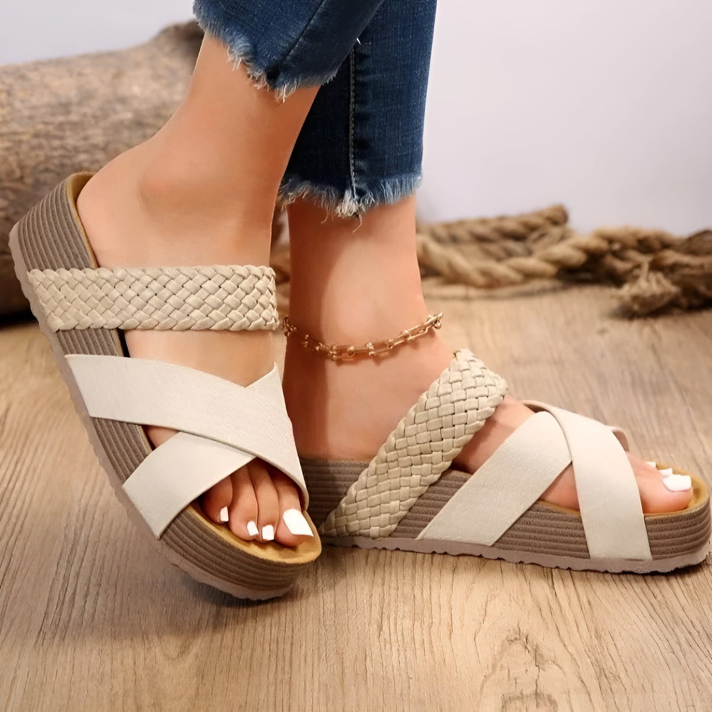 Naya™ | Sandalias ortopédicas – Alivio, estabilidad y estilo en uno